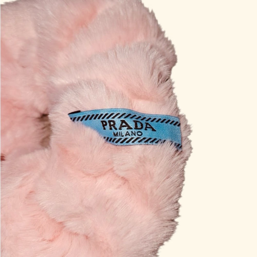 Pink Fur Hair Srunchie - Picture 2 of 2